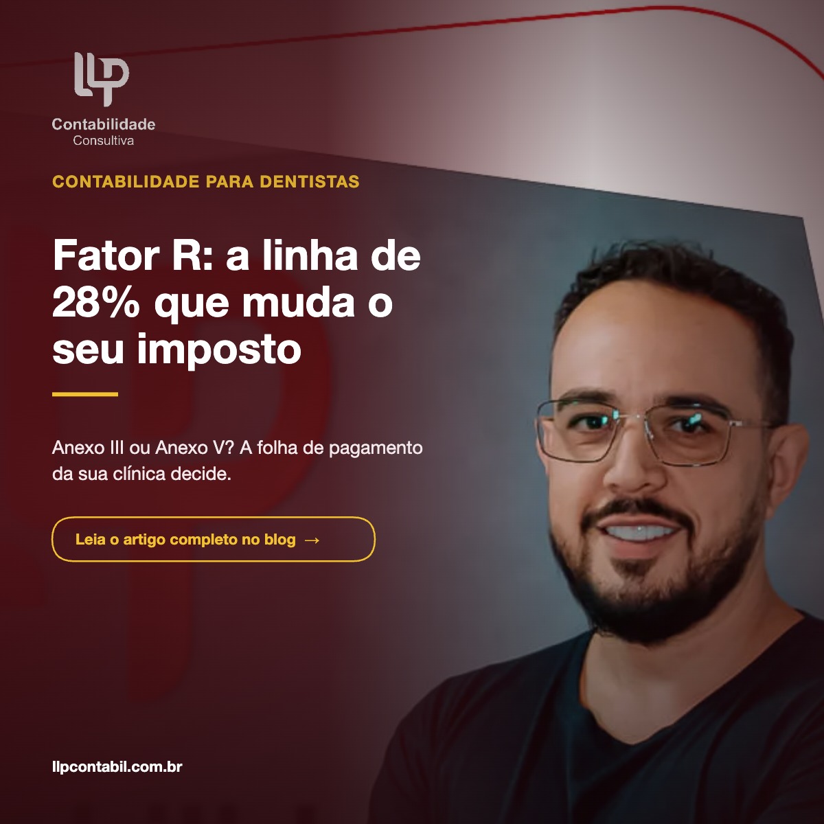 Capa do artigo sobre Fator R no Simples Nacional para clínicas odontológicas e médicas