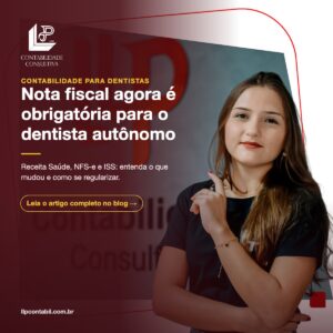 Capa do artigo sobre nota fiscal obrigatória para o dentista autônomo