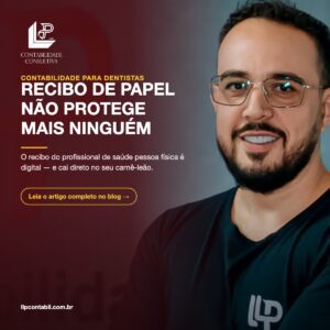 Fernando Portugal, da LLP Contabilidade Consultiva, em capa sobre a obrigatoriedade do recibo pelo app Receita Saúde